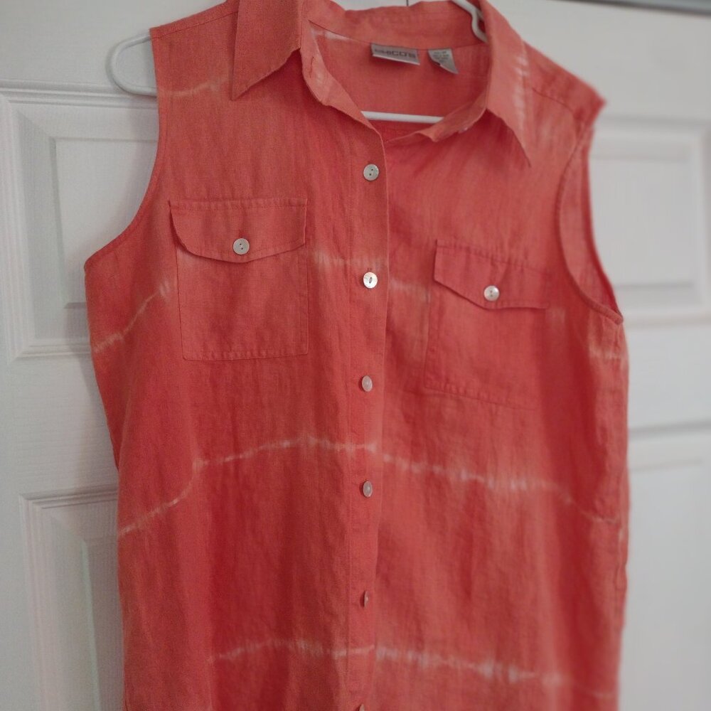 Chico's Orange blouse